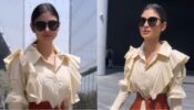 What A Babe: Mouni Roy slays in her ramp walk on Dua Lipa’s song, looks irresistible in short off-white skirt outfit and sunglasses