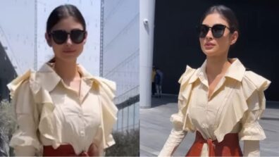 What A Babe: Mouni Roy slays in her ramp walk on Dua Lipa’s song, looks irresistible in short off-white skirt outfit and sunglasses