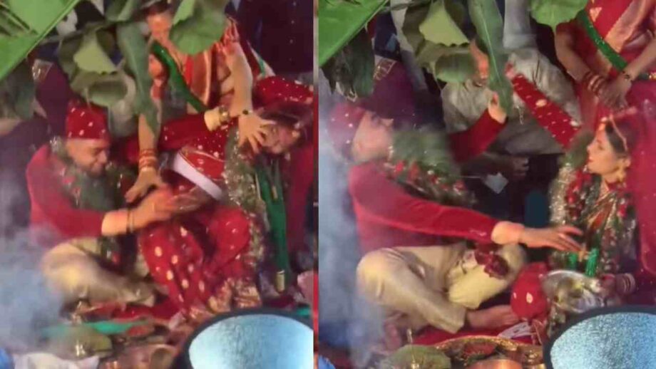 "What On Earth Is Happening?" Ask Netizens As Bride And Groom Break Into Intense Fight On Their Big Day: See Video 676360