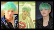 BTS Suga’s Minty Hair Pictures To Reminisce The Old Times