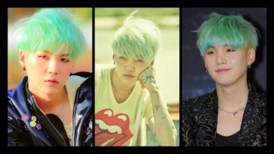 BTS Suga’s Minty Hair Pictures To Reminisce The Old Times