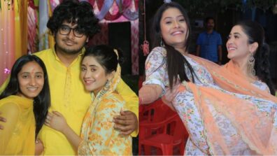 YRKKH diva Shivangi Joshi spends Raksha Bandhan with family, spotted lifting sister with a smile during celebration