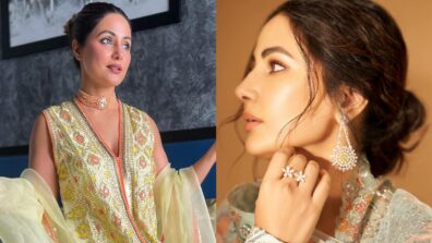 Hina Khan’s sleek accessories elevate her ethnic glam