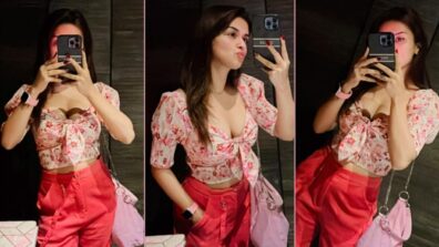 Avneet Kaur looks breathtakingly beautiful in floral outfits