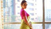 Amruta Khanvilkar Looks Ethereal At A Friend’s Wedding While Wearing A Green Sari!