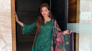 Anushka Sen Dressed In Gorgeous Green Traditional Ensemble: Check Out