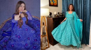 Anushka Sen Vs Ashnoor Kaur: Television Actresses Slaying In Churani Print Bandhani Anarkalis