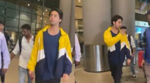 Aryan Khan Receives A Rose From Fan At Mumbai Airport And Looks, Dapper