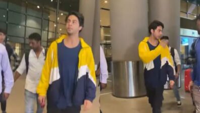 Aryan Khan Receives A Rose From Fan At Mumbai Airport And Looks, Dapper