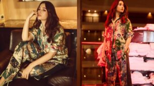 Babli Bouncer Promotions: Tamannaah Bhatia Slays In Colorful Floral Oversized Pantsuit