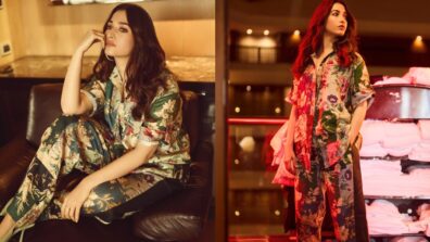 Babli Bouncer Promotions: Tamannaah Bhatia Slays In Colorful Floral Oversized Pantsuit