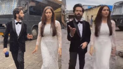 Bade Acche Lagte Hain 2: Nakuul Mehta and Disha Parmar caught on camera having major disagreement on set, fans curious