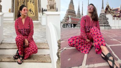 “Bangkok Diaries” Hina Khan Rocks The Pink Jumpsuit Giving Us Major Travel Goals