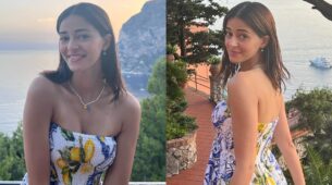 Beauty In Italy: Ananya Panday looks vivacious in floral flared dress, Shanaya Kapoor says ‘U r copying…’ 
