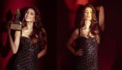 Bijlee Bijlee star Palak Tiwari looks ravishing in metallic black bodycon 