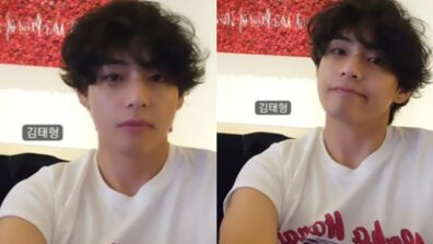 BTS V looks adorable in casual white graphic tee, watch video
