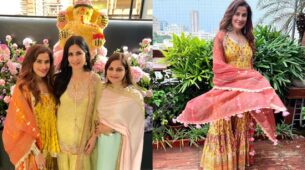 Check Out: Katrina Kaif presiding Ganesh Chaturthi Celebrations With Salman Khan’s Sister Arpita And Alvira