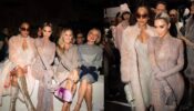 Check Out: Kim Kardashian Steals The Spotlight Dressed In A Dazzling Fendi Gown and Crystal Heels at Fendi’s 2023 Resort Show