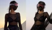 Check Out: Nina Dobrev Looks Sensational In A Black Sheer Ensemble At Burning Man 2022