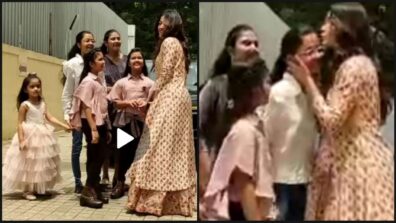 Crush Of The Nation: Rashmika Mandanna gets ‘kiss request’ from kids, see her adorable reaction