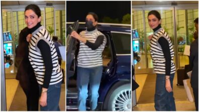 Deepika Padukone Gets Papped At Airport, Looks Hot And Chic In Casual Outfit