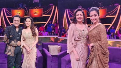 DID Supermoms: Bhagyashree caught candid with Rashmika Mandanna, Govinda, Neena Gupta and others on sets, see pics