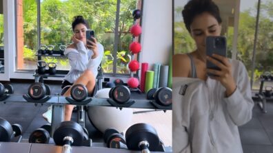 Disha Patani is ultimate fitness freak, shares workout moment in between shots to inspire fans