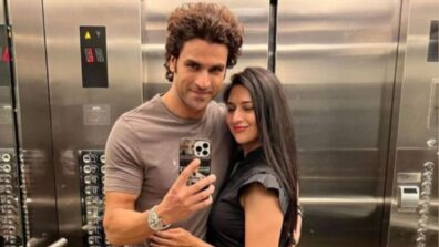 Divyanka Tripathi caught on camera getting romantic with hubby Vivek Dahiya inside lift, fans get couple goals