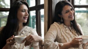 Divyanka Tripathi vibes with nature enjoying warm sip from her coffee