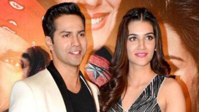 European Return: Varun Dhawan spotted distracting Kriti Sanon during dance rehearsal, see what happened next