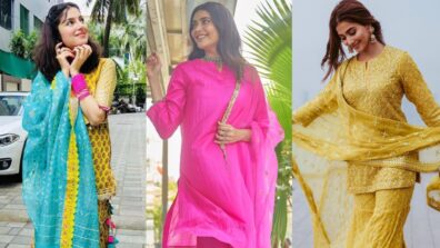 Fashion Queens: Karishma Tanna, Divya Khosla Kumar, And Pooja Hegde Sizzle The Sharara Look For Ganesh Chaturthi Festival