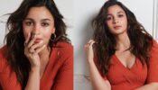 Fashionista Alia Bhatt Looks Resplendent In Orange Bodycon Dress For Special Screening Of Brahmastra