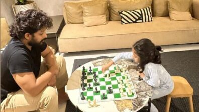 Father-daughter Duo Allu Arjun And Arha Looked Lovely As They Played Brain Game