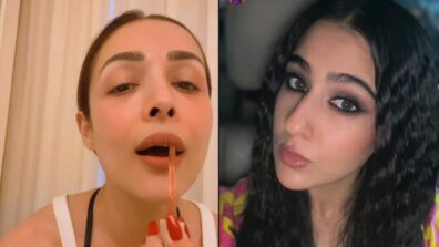 From lipstick shade to eyeliner swag: Take makeup tips from Malaika Arora and Sara Ali Khan