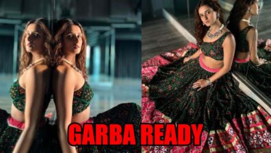 Garba Ready: Shakti Mohan looks stunning in black chaniya choli, fans love it