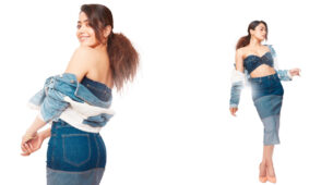 Get your ‘denim on denim’ style sorted like Rashmika Mandanna