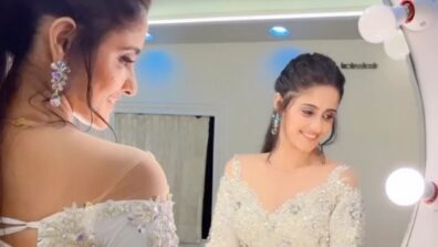 Ghum Hai Kissikey Pyaar Mein: Ayesha Singh is glowing like queen in shimmery lehenga, see makeup room video