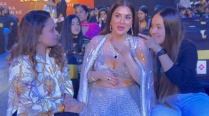Gossip Queen: Shraddha Arya caught on camera doing ‘chugli’ with girl squad, see viral video