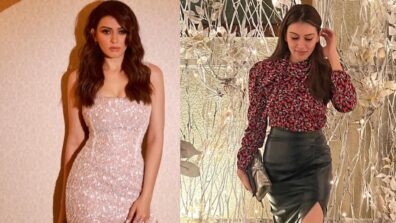 Hansika Motwani Looks Edge In Thigh-High Slit Outfits