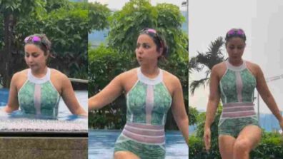 Hina Khan is unstoppable in real life, enjoys swimming to beat the heat