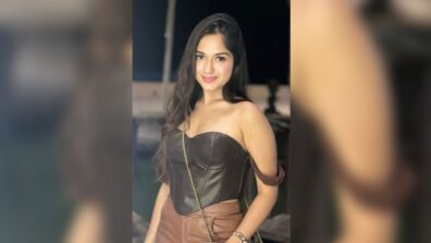 Hotness Alert: Jannat Zubair takes over internet by storm in black faux leather crop top and brown trousers, see viral pic