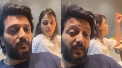 “Humne use Dil Diya jab jarurat use dimag ki thi,” says Riteish Deshmukh in the latest video to wifey Genelia D’Souza