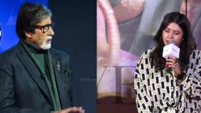 “I Never Wanted To Work With Khans Or Anyone Else, Only Amitabh Bachchan” Ekta Kapoor At The Trailer Launch Event