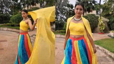 Imlie: Sumbul Touqeer Khan shares gorgeous video wearing yellow blouse and rainbow printed skirt, we are crushing