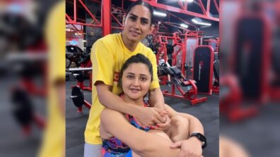 In Pics: Bigg Boss queen Rashami Desai shares candid moment with her gym trainer