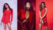 Janhvi Kapoor, Ananya Panday, or Kiara Advani: Who looked elegant and beautiful decked in a red mini dress?