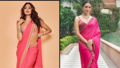 Janhvi Kapoor To Kiara Advani: Divas Slaying In Statement-Making Pink Hue Sarees