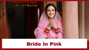 Jasmin Bhasin Poses As A Smiling Bride In Pink; Check Picture