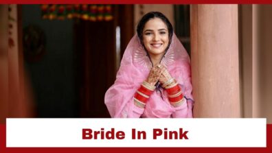 Jasmin Bhasin Poses As A Smiling Bride In Pink; Check Picture