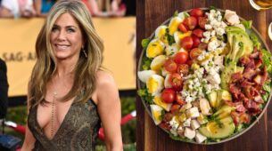 Jennifer Aniston ate healthy Cobb salad for ten years on sets of Friends
